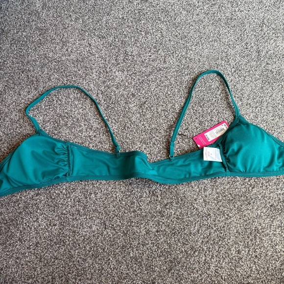 NWT Xhilaration Teal Wrap Around Tie Back Bikini Top -  Medium - Picture 4 of 6